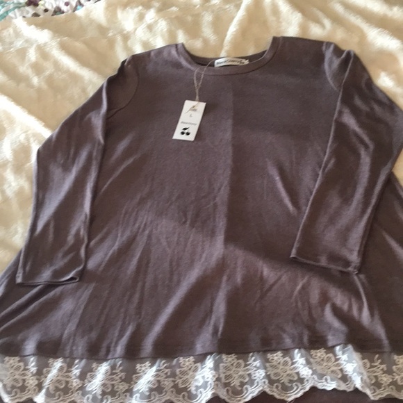 NET long sleeve swing tunic - Picture 1 of 2